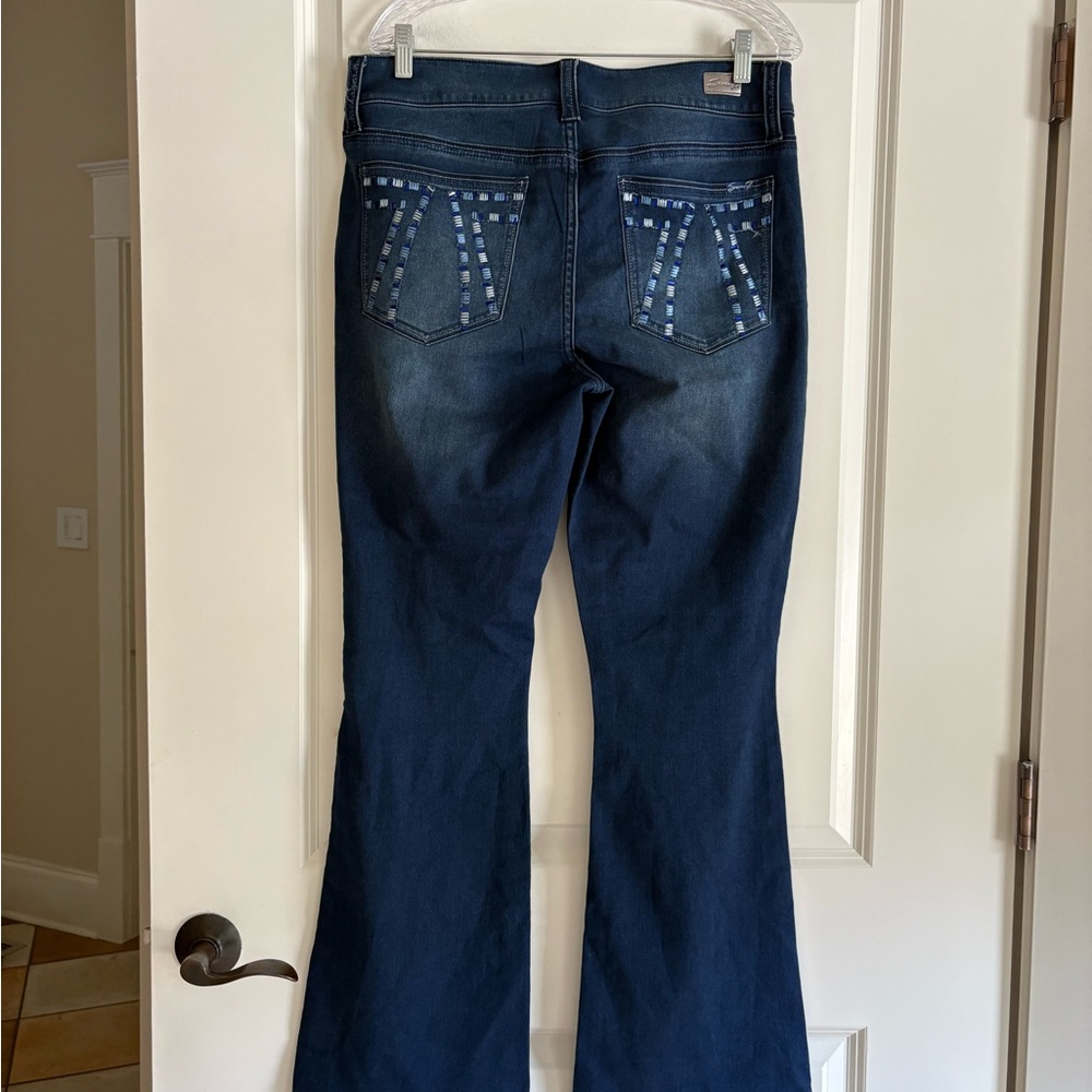 Seven 7 Rodeo Mid Ride Flare Jeans - Picture 5 of 7